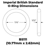 O-Ring for DIN First Stage Regulator