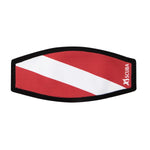 Mask Strap Cover, Dive Flag