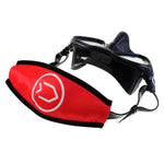 Mask Strap Cover, Black/Red