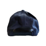 Curved Snapback Cap, Navy Blue