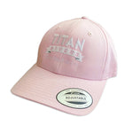 Curved Snapback Cap, Pink